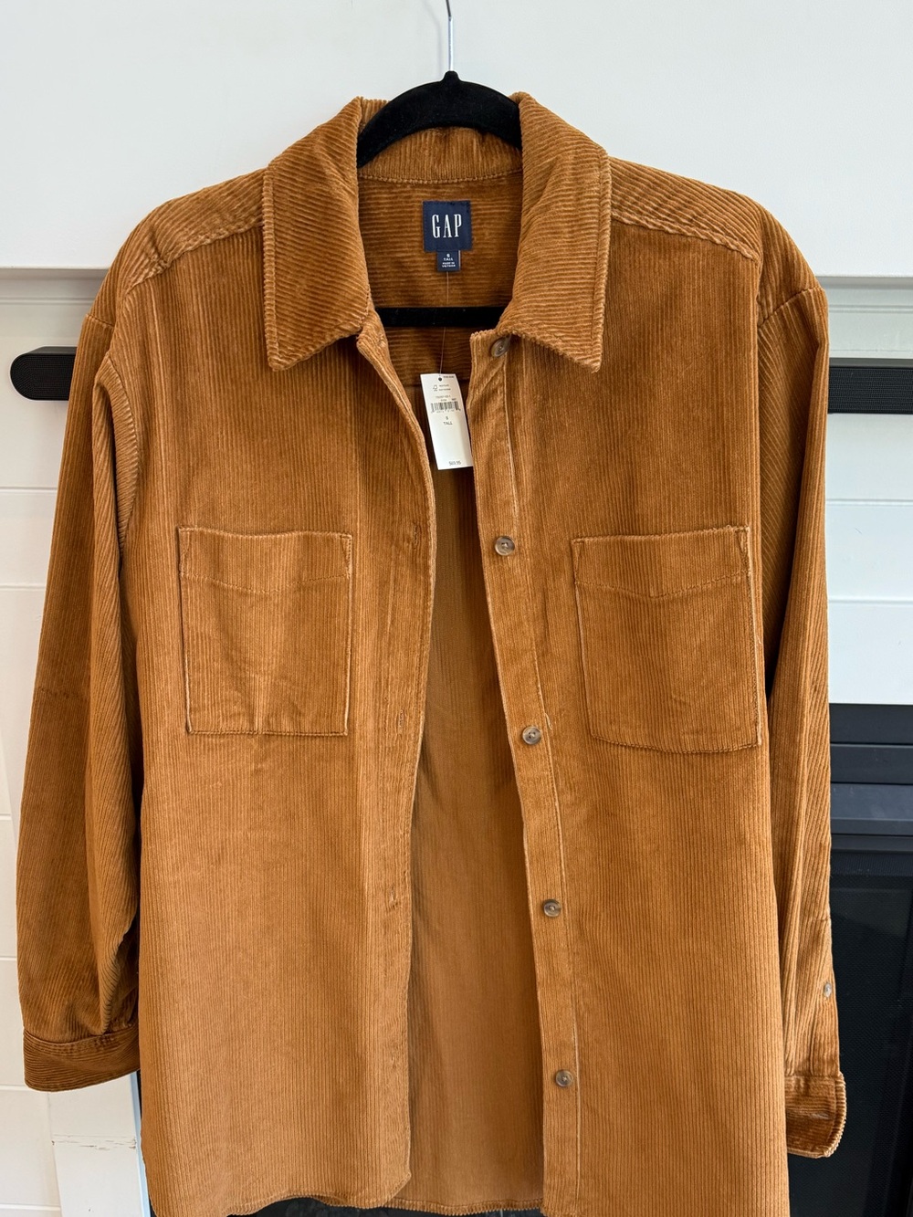 Gap Corduroy “Shacket” - S TALL